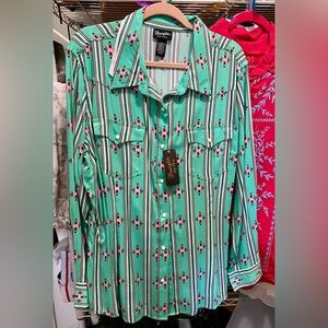 Wrangler Retro Patterned Shirt NWT